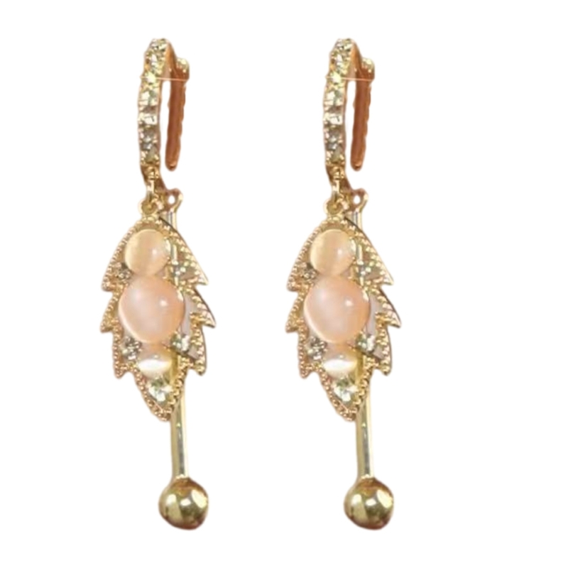 Women Formal Wear Designers - N7YF Orecchini a foglia Cats Eye