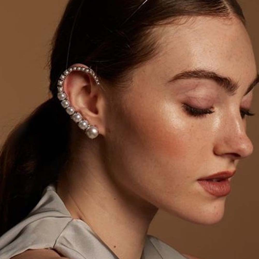 Pearl Earring Stud - Fermagli per le orecchie di perle