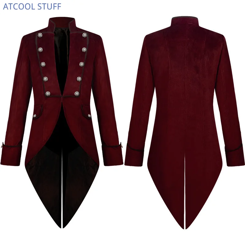 Women Formal Wear For Wedding - Classico frac in velluto giacca medievale