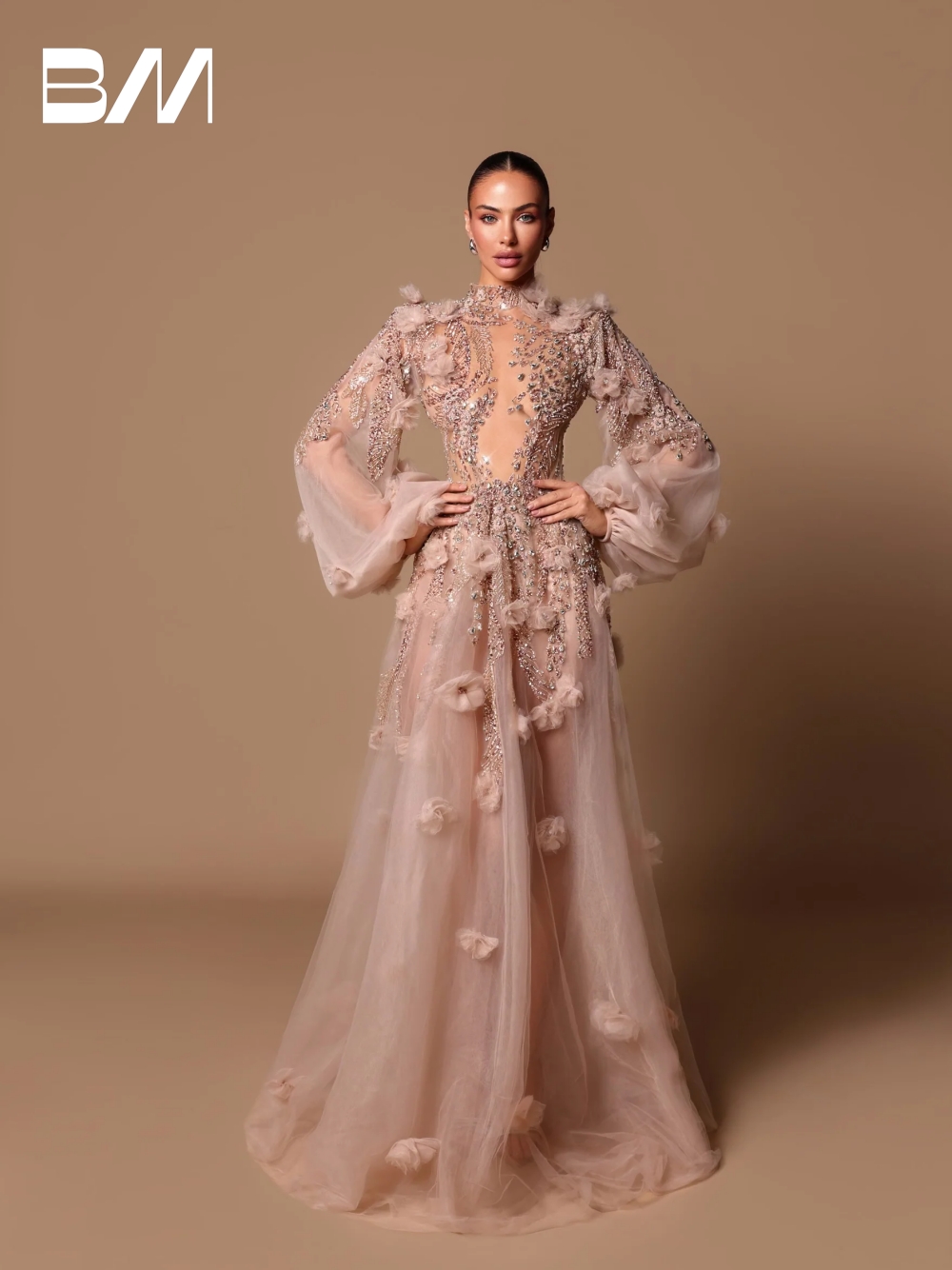 Women Formal Wear For Party - Elegante abito da sera romantico con