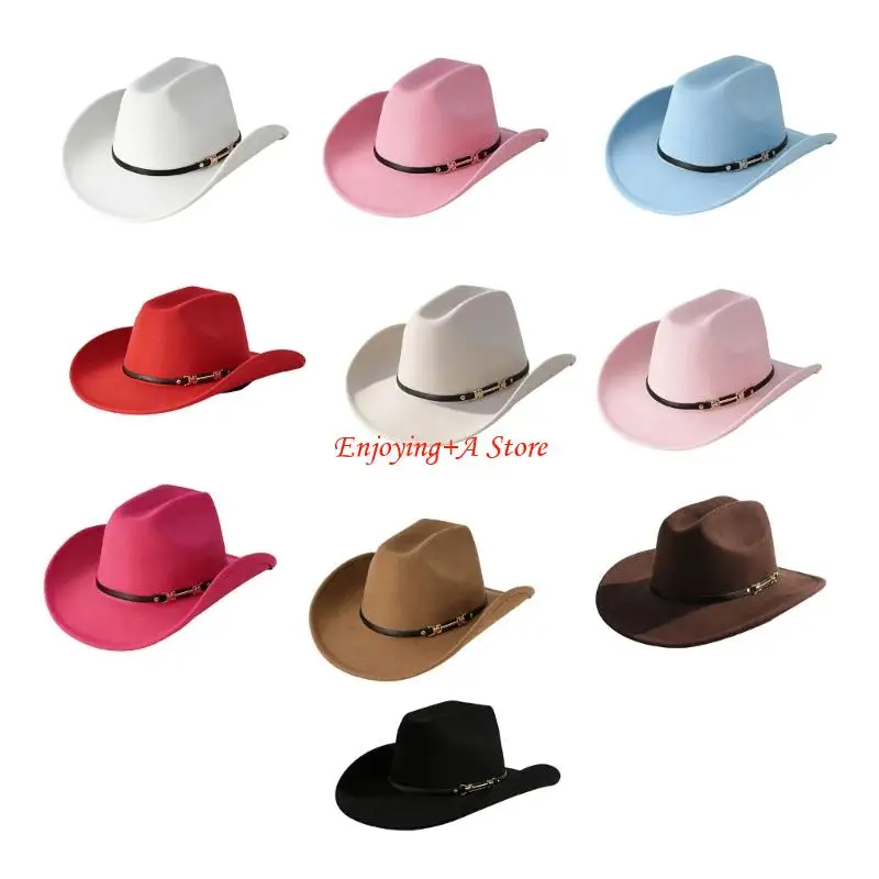 Women Formal Wear Western - Cappello da Cowboy PXPB con Visiera