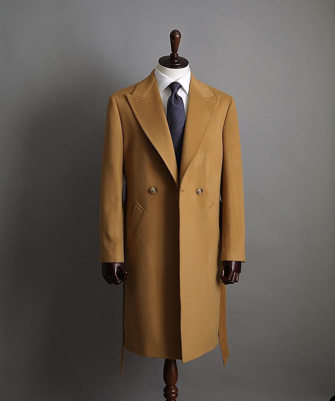 Cappotto da Uomo Marrone Chiar - Tailored Coat Wool recensione e prezzo