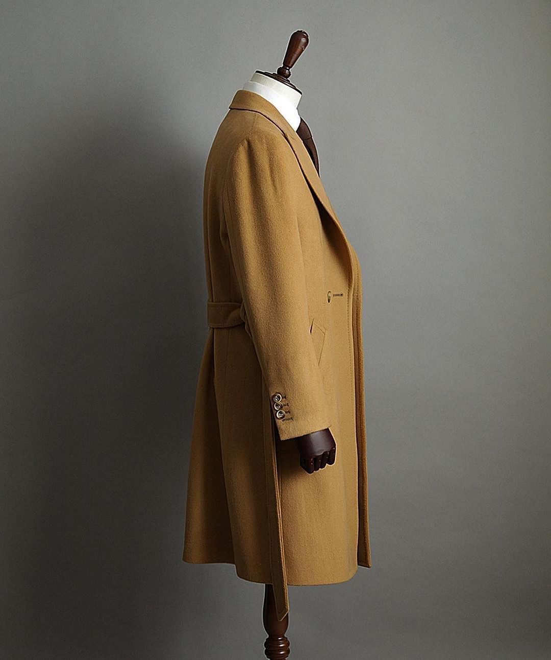 Cappotto da Uomo Marrone Chiar - Tailored Coat Wool recensione e prezzo