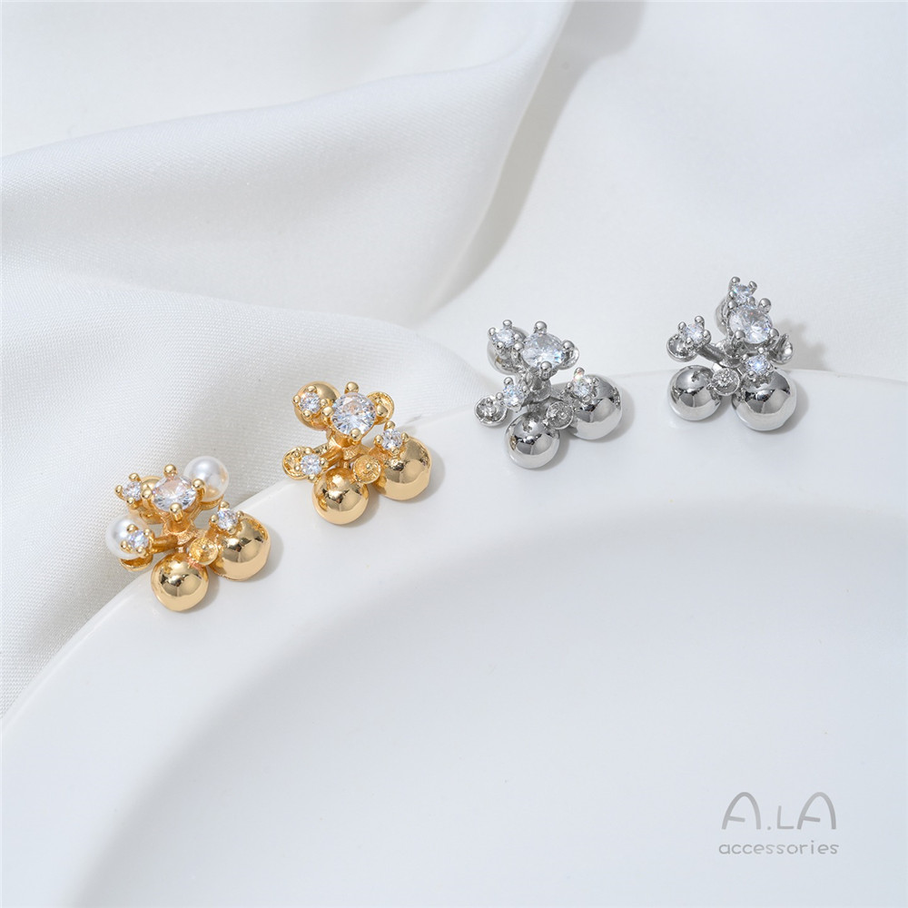Orecchini a perla fai da te co - Pearl Earring Stud recensione e prezzo