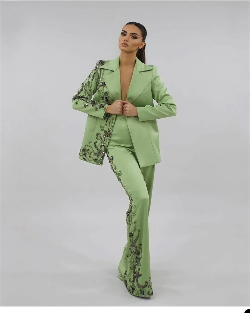 Abiti da donna in raso verde d - Women Formal Wear Designers recensione e prezzo