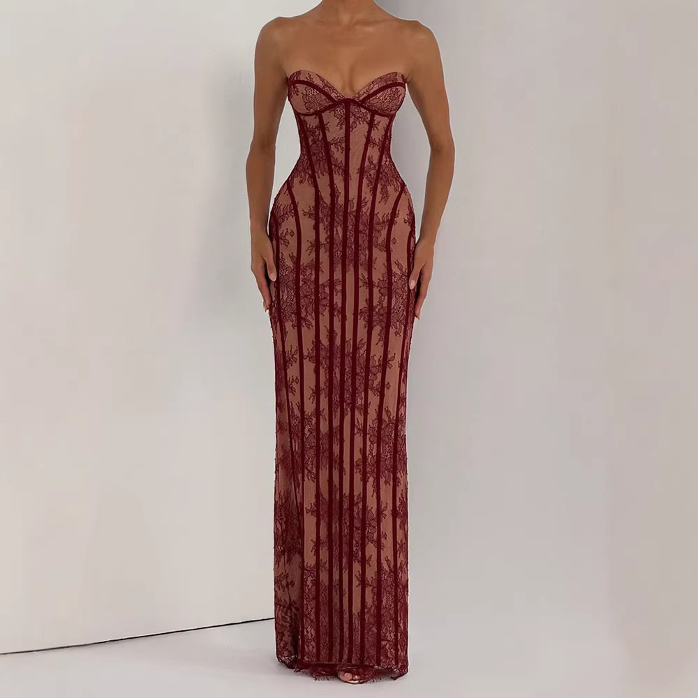 Abito lungo aderente senza spa - Women Formal Wear For Party recensione e prezzo
