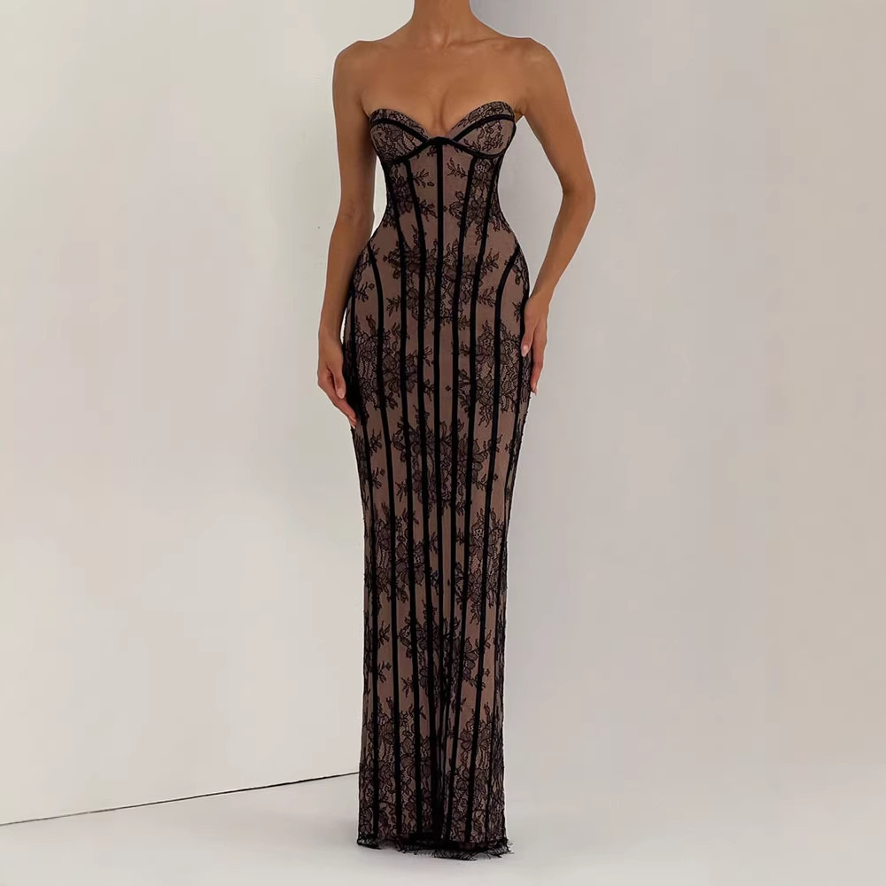 Abito lungo aderente senza spa - Women Formal Wear For Party recensione e prezzo