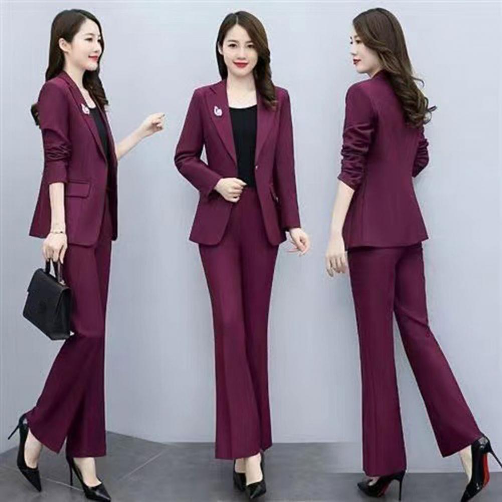 Set 2 Pezzi Completo Formale d - Women'S Formal Wear Pants Suit recensione e prezzo