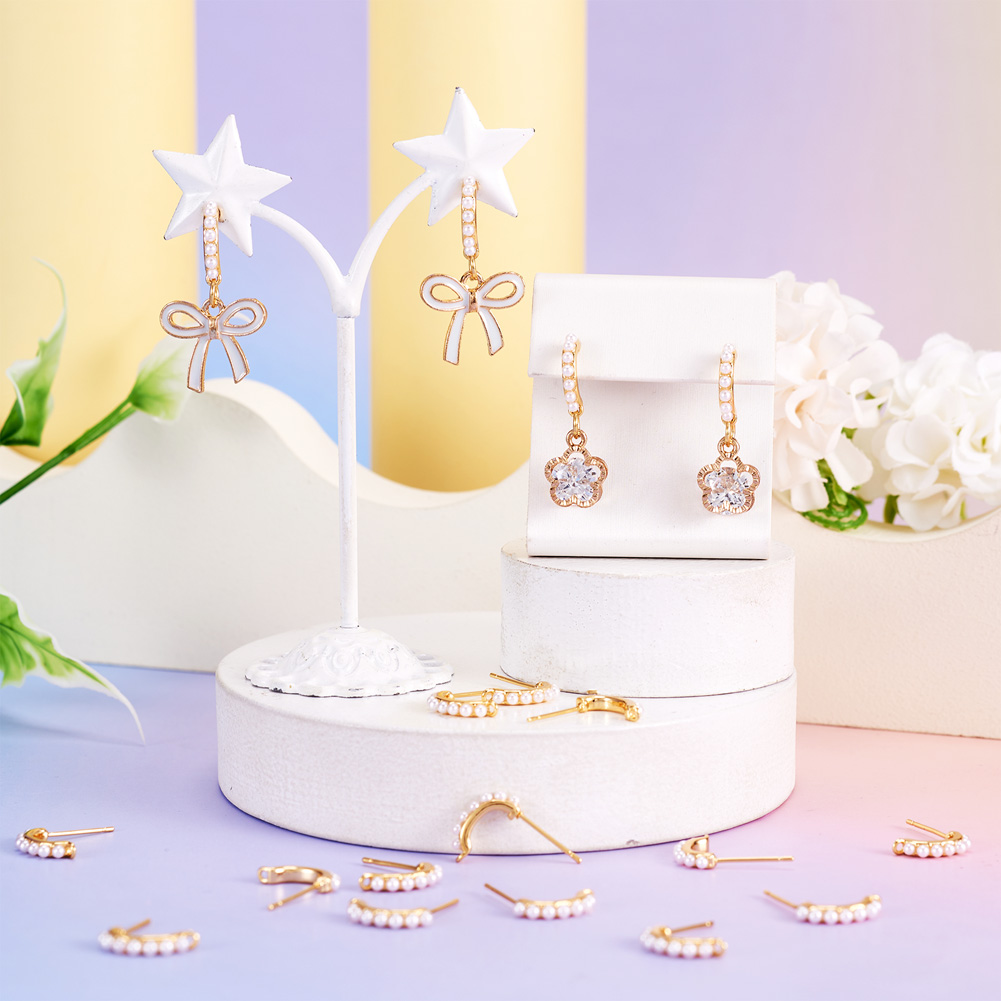 30 pezzi di componenti per ore - Pearl Earring Stud recensione e prezzo